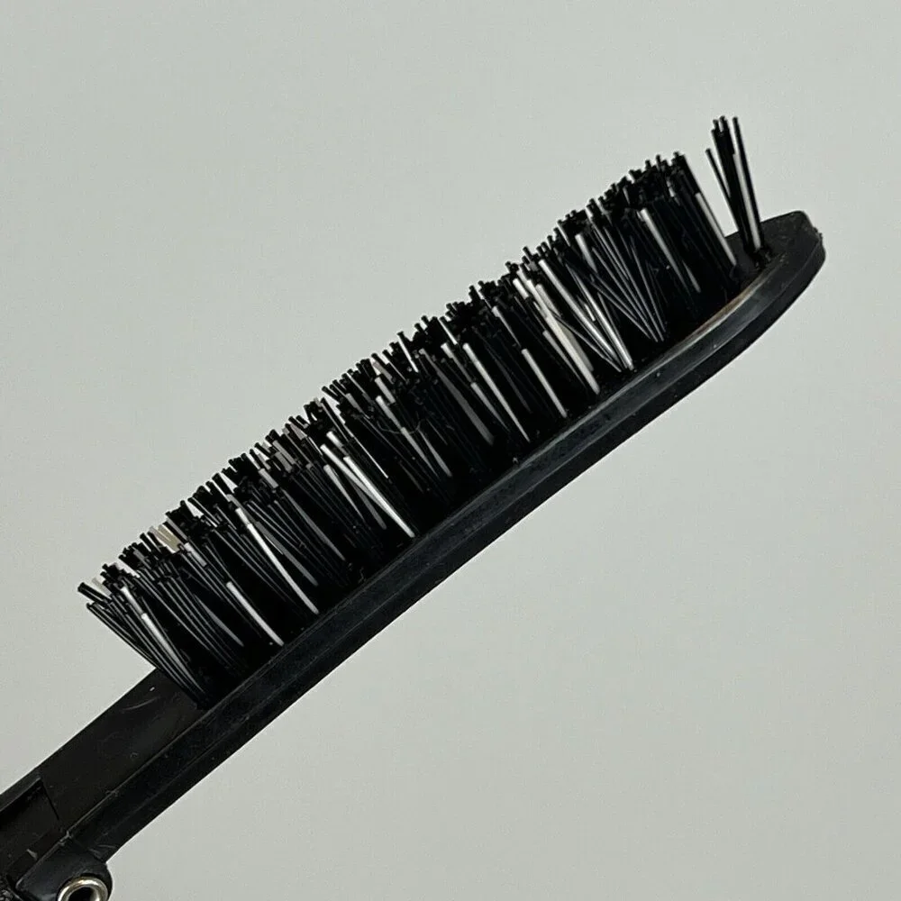 Vintage Folding Hair Brush Travel Pocket Size by Hi Fashion Wigs Hong Kong